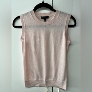 Banana Republic 100% Merino Wool Tank in Light Pink